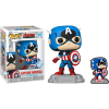 The Avengers: Beyond Earth's Mightiest - Captain America 60th Pop! Vinyl Figure with Enamel Pin