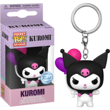 Hello Kitty - Kuromi with Balloons Pocket Pop! Keychain