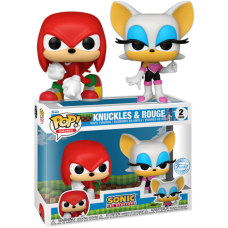 Sonic The Hedgehog - Knuckles & Rouge Pop! Vinyl 2-Pack