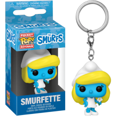 The Smurfs (1981) - Smurfette Pocket Pop! Keychain