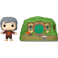 The Lord of the Rings - Bilbo Baggins with Bag-End Pop! Town Vinyl Figure