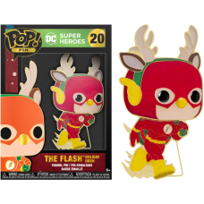 DC Super Heroes - The Flash Holiday Dash 4 inch Pop! Enamel Pin