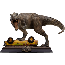 Jurassic Park - T-Rex Attack Icons 1/10th Scale Statue