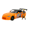 Naruto - 2001 Honda S2000 (with Naruto Figure) 1:24 Scale Diecast Vehicle Set