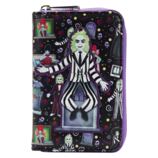 Beetlejuice - Icons 4 inch Faux Leather Zip-Around Wallet
