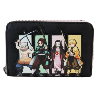 Demon Slayer - Heroes Group 4 inch Faux Leather Zip-Around Wallet