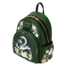 Harry Potter - Slytherin House Floral Tattoo 10 Inch Faux Leather Mini Backpack