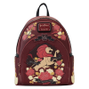 Harry Potter - Gryffindor House Floral Tattoo 10 Inch Faux Leather Mini Backpack