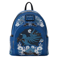 Harry Potter - Ravenclaw House Floral Tattoo 10 inch Faux Leather Mini Backpack