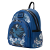 Harry Potter - Ravenclaw House Floral Tattoo 10 Inch Faux Leather Mini Backpack