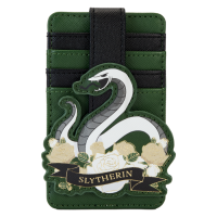 Harry Potter - Slytherin House Floral Tattoo 5 inch Faux Leather Card Holder