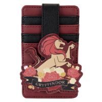 Harry Potter - Gryffindor House Floral Tattoo 5 inch Faux Leather Card Holder