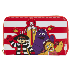 McDonald’s - Ronald and Friends 4 inch Faux Leather Zip-Around Wallet