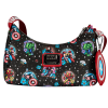 Marvel - Avengers Floral Tattoo 6 inch Faux Leather Shoulder Bag with Coin Bag Strap