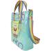 Spongebob Squarepants - 25th Anniversary Imagination 14 Inch Faux Leather Convertible Tote Bag