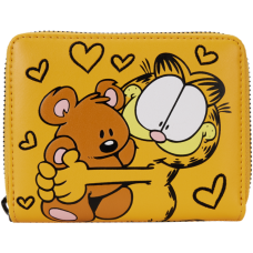 Garfield - Garfield & Pooky Cosplay 4 Inch Faux Leather Zip-Around Wallet