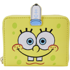 Spongebob Squarepants - 25th Anniversary Spongebob 4 Inch Faux Leather Zip-Around Wallet