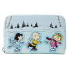 Peanuts - Charlie Brown Ice Skating 4 inch Faux Leather Zip-Around Wallet