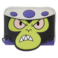 The Powerpuff Girls - Mojo Jojo Cosplay Glow in the Dark 4 inch Faux Leather Zip-Around Wallet