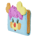 Popples - Cosplay Plush 4 inch Faux Leather Zip-Around Wallet