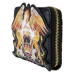 Queen - Crest Logo 4 Inch Faux Leather Zip-Around Wallet