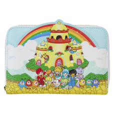 Rainbow Brite - Color Castle 4 Inch Faux Leather Zip-Around Wallet