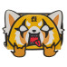 Sanrio - Aggretsuko Cosplay 4 inch Faux Leather Zip-Around Wallet