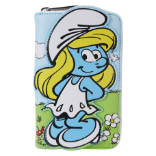 The Smurfs - Smurfette Cosplay 4 Inch Faux Leather Zip-Around Wallet