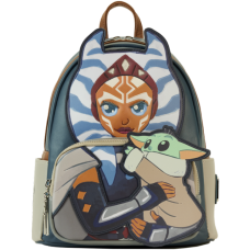 Star Wars - Ahsoka & Grogu Precious Cargo 10 Inch Faux Leather Mini Backpack
