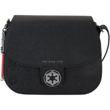 Star Wars - Dark Side Saber Strap Glow in the Dark 7 Inch Faux Leather Crossbody Bag