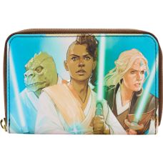 Star Wars - The High Republic Comic Cover 4 inch Faux Leather Zip-Around Wallet