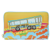 The Beatles - Magical Mystery Tour Bus 4 inch Faux Leather Zip-Around Wallet
