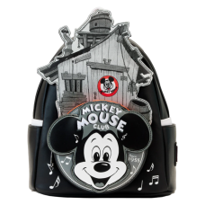 Disney - Disney 100 Mickey Mouse Club 10 inch Faux Leather Mini Backpack