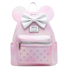 Disney - Minnie Pink Quilted 10 inch Faux Leather Mini Backpack