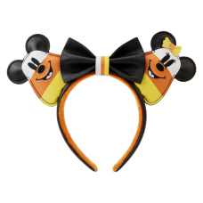 Disney - Mickey & Minnie Candy Corn Faux Leather Headband