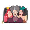 Disney Villains - Lady Tremaine, Anastasia & Drizella Scene 4 inch Faux Leather Zip-Around Wallet