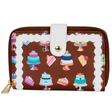 Disney Princess - Cakes 4 inch Faux Leather Zip-Around Wallet