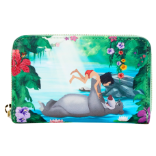 The Jungle Book (1967) - Bare Necessities 4 inch Faux Leather Zip-Around Wallet