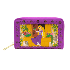 Disney Princess - Tangled Stories 4 inch Faux Leather Zip-Around Wallet