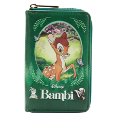 Bambi (1942) - Book 4 inch Faux Leather Zip-Around Wallet