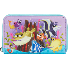 Finding Nemo - Fish Tank 4 inch Faux Leather Zip-Around Wallet