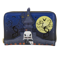 The Nightmare Before Christmas - Pop! Jack Skellington 4 inch Faux Leather Zip-Around Wallet