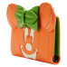 Disney - Minnie Mouse Pumpkin Glow in the Dark 4 inch Faux Leather Flap Wallet