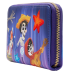 Coco - Miguel & Hector Performance Scene Glow in the Dark 4 inch Faux Leather Zip-Around Wallet