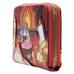 Beauty and the Beast (1991) - Fireplace Scene 4 inch Faux Leather Zip-Around Wallet