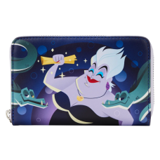 The Little Mermaid (1989) - Ursula Lair Glow in the Dark 4 inch Faux Leather Zip-Around Wallet