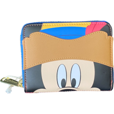 Disney - Mickey Musketeer Cosplay 4 inch Faux Leather Zip-Around Wallet