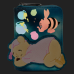 Winnie the Pooh - Heffa-Dream Glow in the Dark 4 inch Faux Leather Zip-Around Wallet