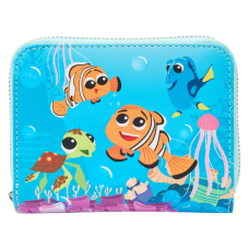 Finding Nemo - 20th Anniversary Glow in the Dark 4 inch Faux Leather Zip-Around Wallet