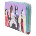 Disney Villains - Color Block 4 inch Faux Leather Zip-Around Wallet